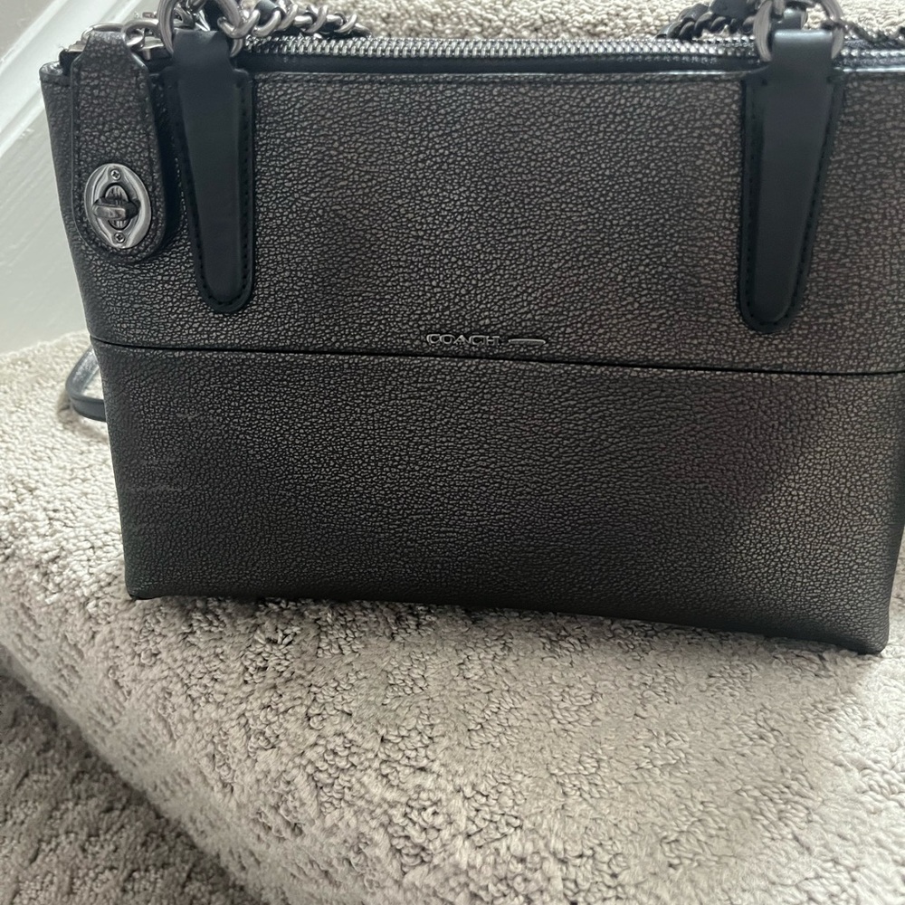 Black/Gray Coach Purse